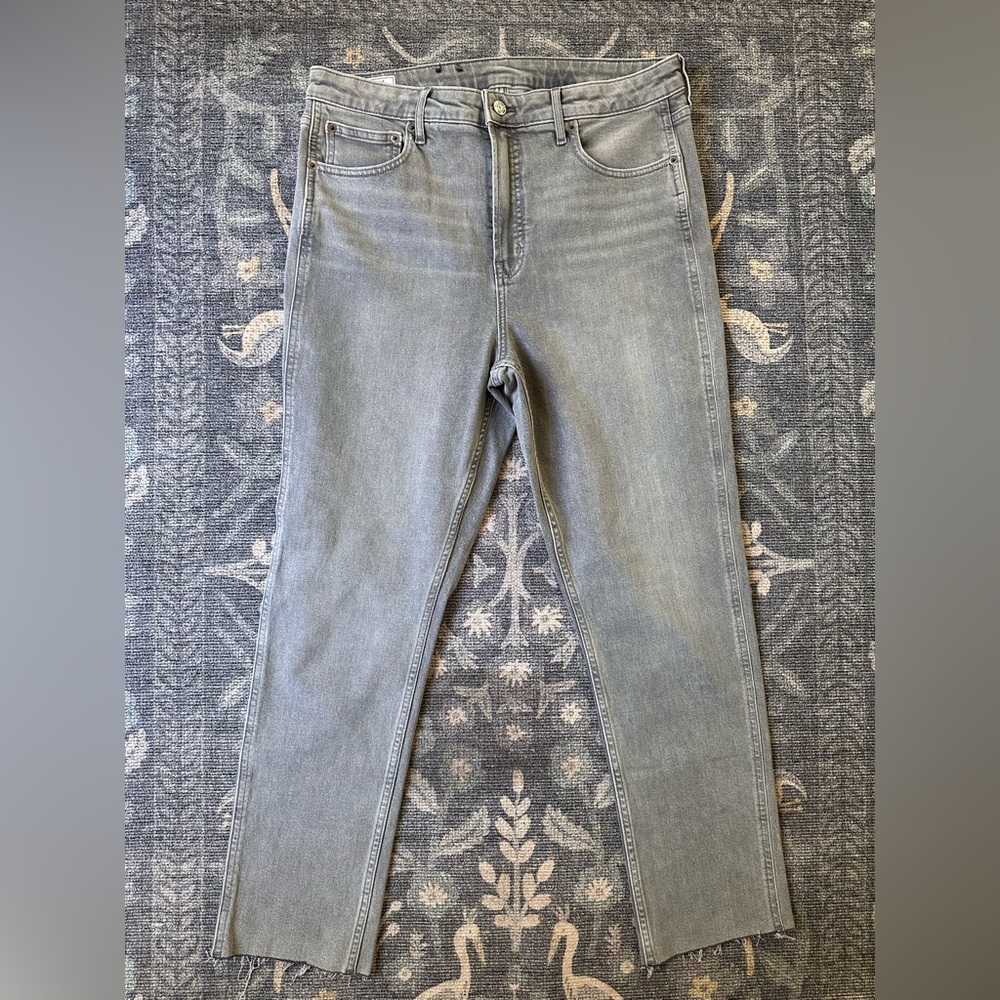 GAP Women's Vintage Slim Sky High Jeans in Gray